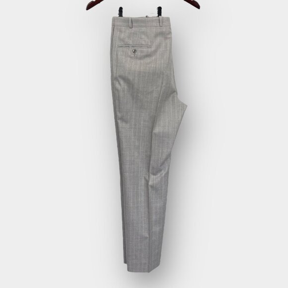 Sid Landen Merit Benchmark Men's 2-Piece Suit Gray 42R Flat Front Pants 38x31 - Picture 7 of 16